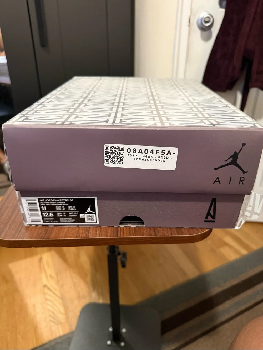 Men's Purple High-Top Athletic Sneakers